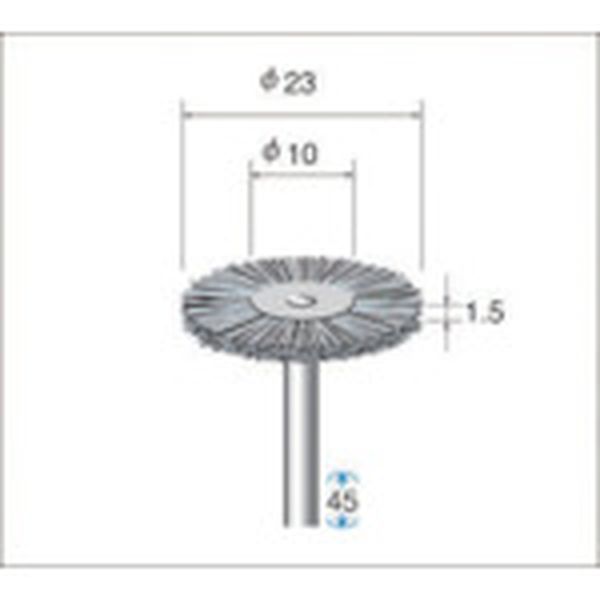 砥粒入り　ナイロンブラシ　５本入