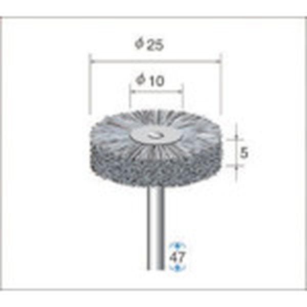 砥粒入り　ナイロンブラシ　５本入