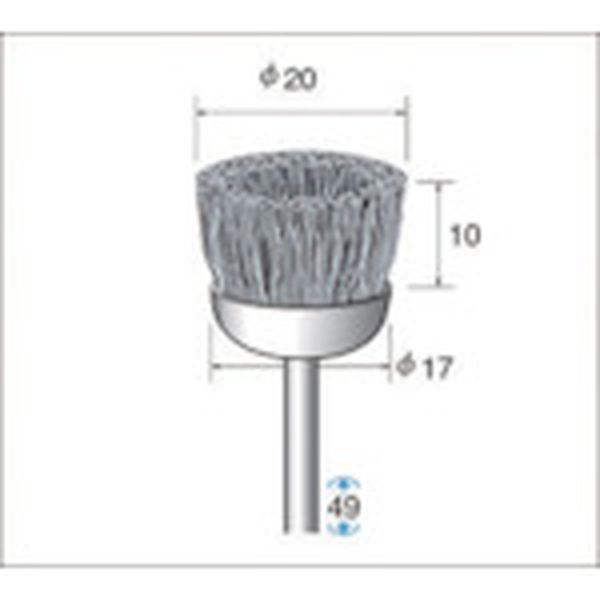 砥粒入り　ナイロンブラシ　５本入