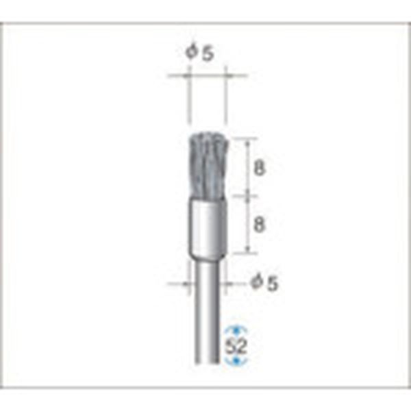 砥粒入り　ナイロンブラシ　５本入