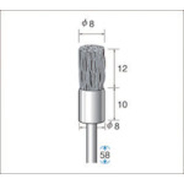 砥粒入り　ナイロンブラシ　５本入