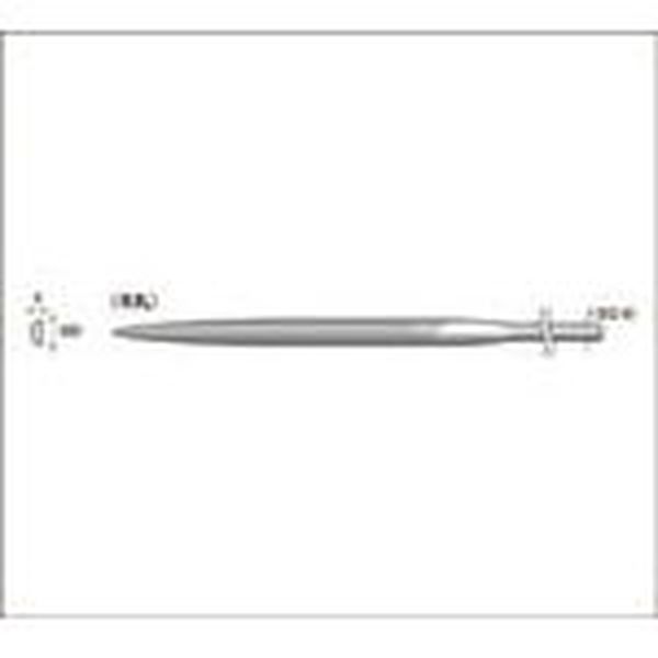 精密鉄鋼ヤスリ　細目半丸　３本入