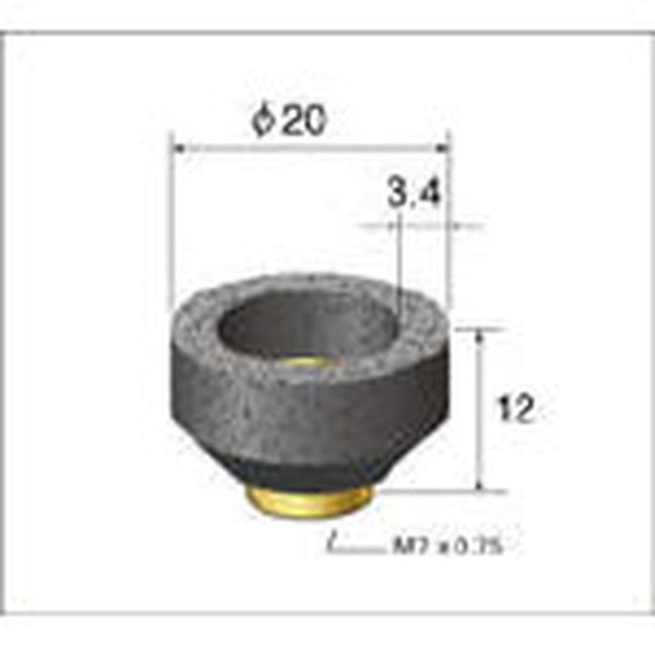 インパルス専用カップ砥石　１２本入