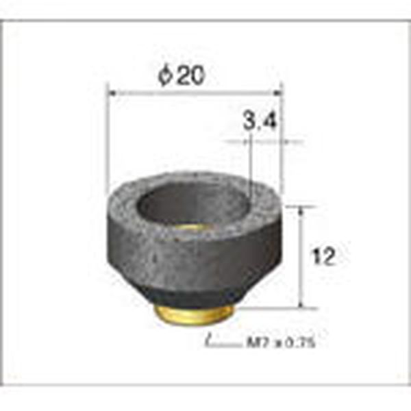 インパルス専用カップ砥石　１２本入