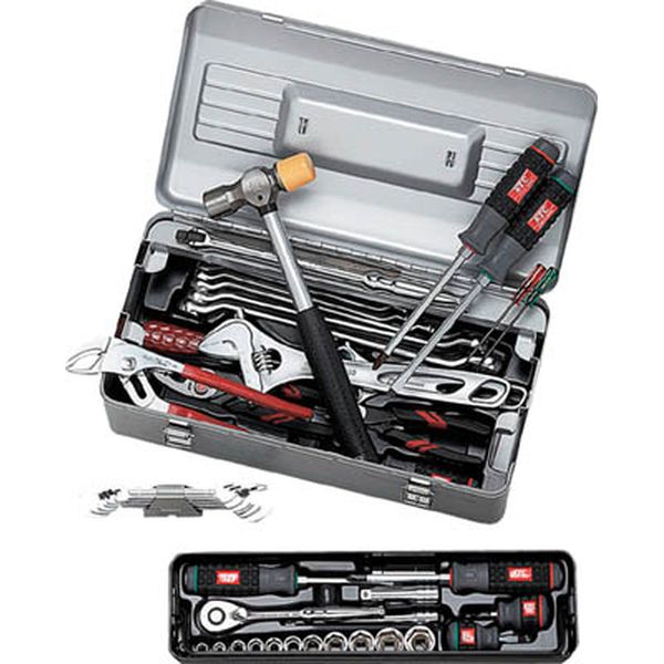 ９．５ｓｑ．工具セット（型開きメタルケース）［４８点組］