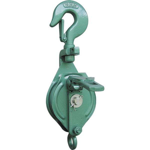 ＨＨＨ　強力型滑車一車スナッチ　フック型１００ｍｍ