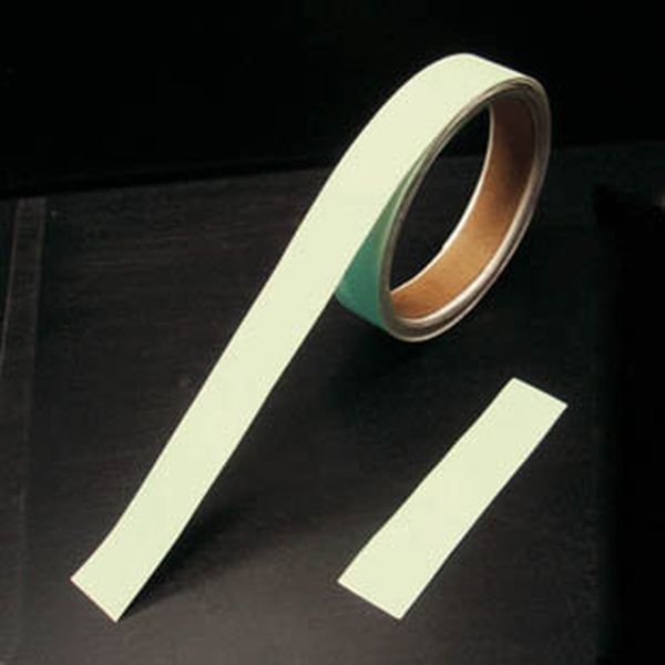 ＢＢＡ－２５１０　高輝度蓄光青色テープ　２５ｍｍ幅×１０ｍ