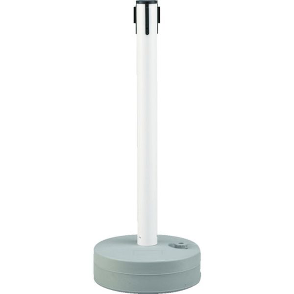 バリアースタンド（キャッチのみ）　ポール：白　９９０×３８０ｍｍΦ