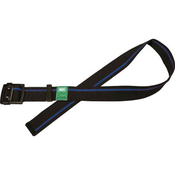 ＫＨ　アルミバックル胴ベルト　１２００ｍｍ　黒／青