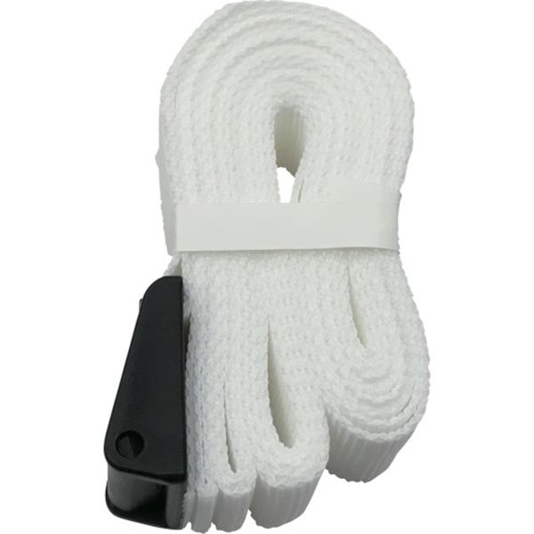 ベルト　結束ベルト（バックル）　２５ｍｍ巾×３ｍ　ホワイト