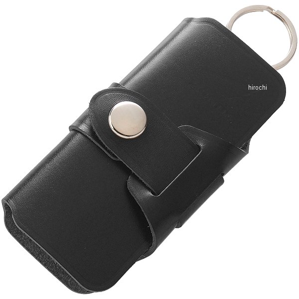 レザーキーケースロング 黒 フリーサイズ