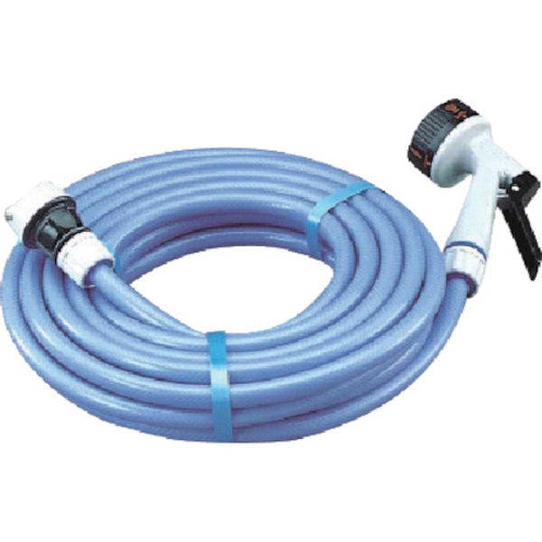 耐圧糸入りカットホーススリム１０ｍ　ブルー