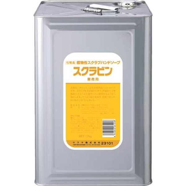 サラヤ　油汚れ用ハンドソープ　スクラビン　１７ｋｇ