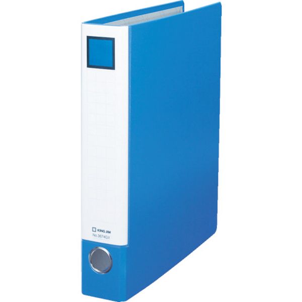 キングジム　レバーリングファイルＧＸ　青