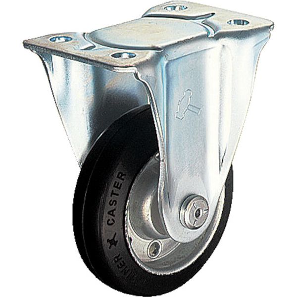 ４００Ｓ型固定　ゴム車１００ｍｍ