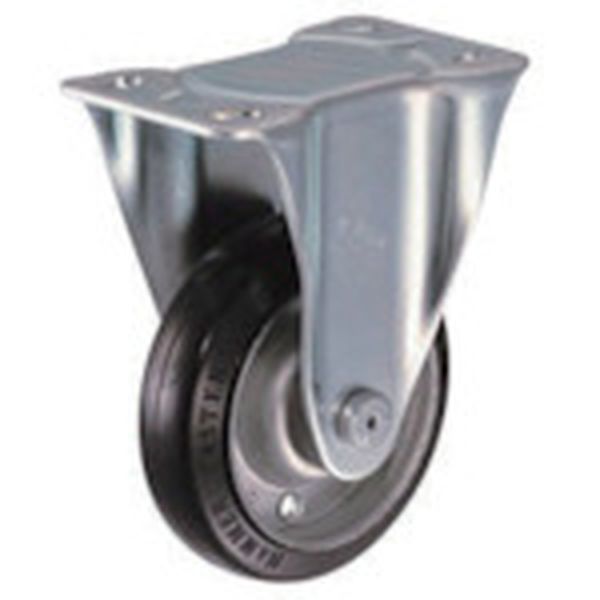 ４００Ｓ型固定　ゴム車１２５ｍｍ