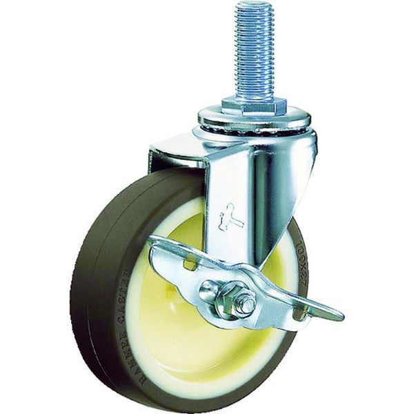 Ｅシリーズねじ込みタイプ自在ＳＰ付ウレタン車１２５ｍｍ