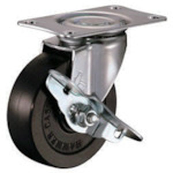 Ｅ型　自在ＳＰ付　ゴム車８５ｍｍ