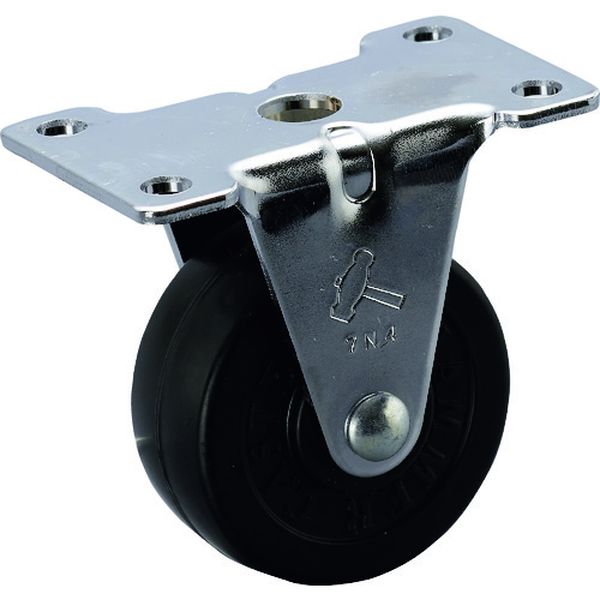 Ｅ型　固定　ゴム車５０ｍｍ