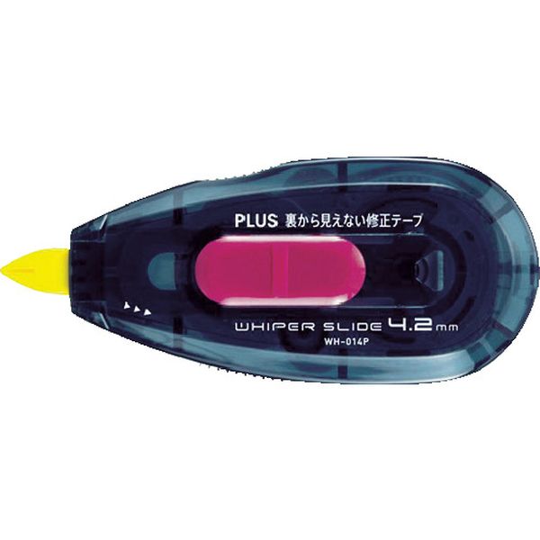 プラス　裏から見えない修正テープ１０ｍ　テープ幅４．２ｍｍ　ＷＨ－０１４Ｐ