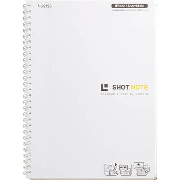 キングジム　ショットノート（ツインリングタイプＬＬ白