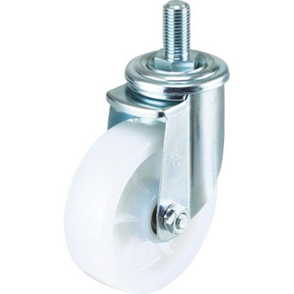 エアーキャスターねじ込みタイプ（自在）１２５ｍｍ　ナイロン（Ｂ入）車