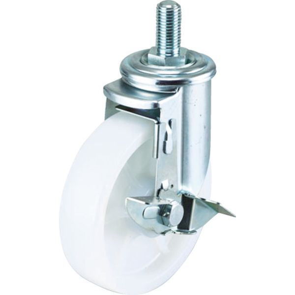 エアーキャスターねじ込みタイプ（自在Ｓ付）１５０ｍｍ　ナイロン（Ｂ入）車