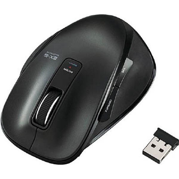 エレコム　５ボタンワイヤレスＢｌｕｅＬＥＤマウス　ＥＸ－Ｇ