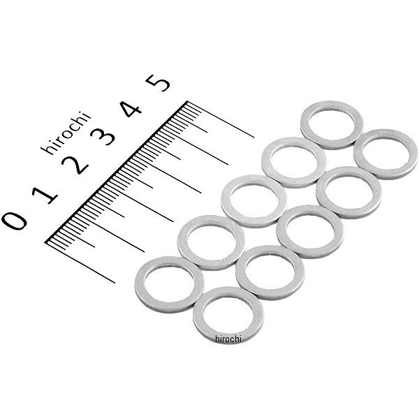 【セール特価】 クラッシュワッシャー 3/8インチ(9.5mm)/ 10mm (10個入り)