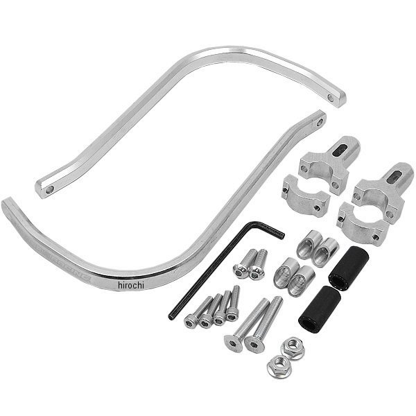 ハンドガード アルミ 22mmバー 標準 シルバー