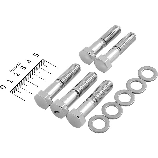 Bolt Set Pulley - Hd 2000-Up Fxst Softail 2K. Chrome 5 Pc.