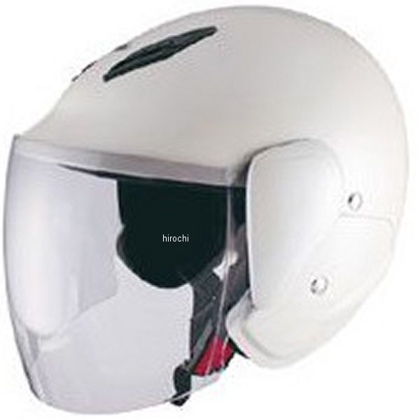 ジェットヘルメット WS-202 パールホワイト フリーサイズ(58-59cm)