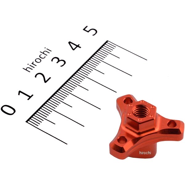 アジャスターナット ドラムブレーキ用 ディープオレンジ