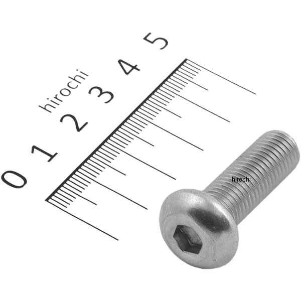 SUS304 六角穴付きボタンキャップボルト M10x30 P1.25 ステンレス 1個入り