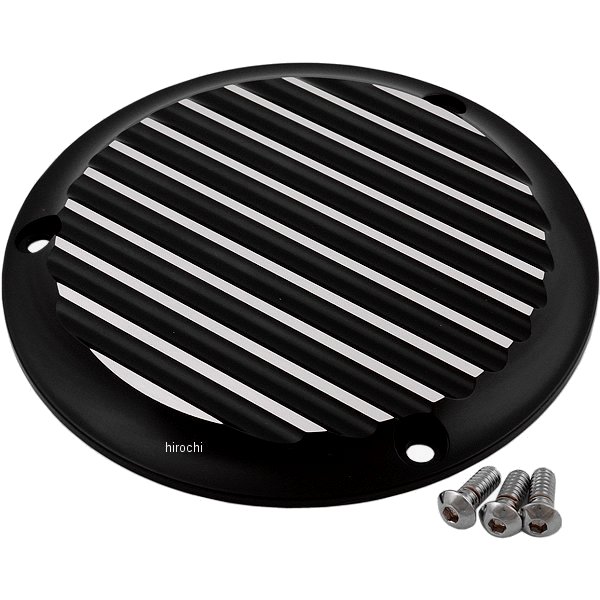 ダービーカバー 70年-98年 BigTwin フィン 黒