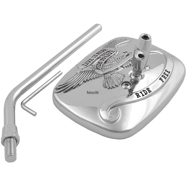 ミラー ライドフリー 10mm クローム(右)