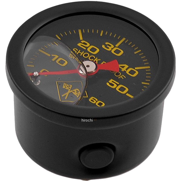 オイルプレッシャー ゲージ 60psi ミッドナイト 黒ベゼル