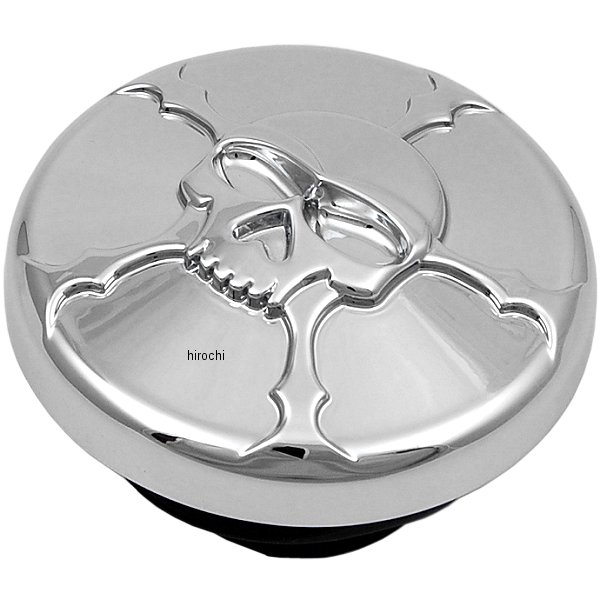 【セール特価】 ガスキャップ ベント有り 82年以降 クローム 右ねじ ゾンビ