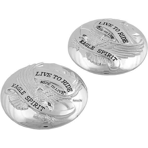 ガスキャップカバー LIVE TO RIDE クローム