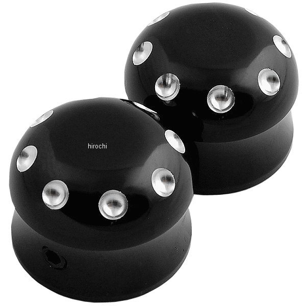 アクスル キャップ フロント 88年-07年 FLST 黒