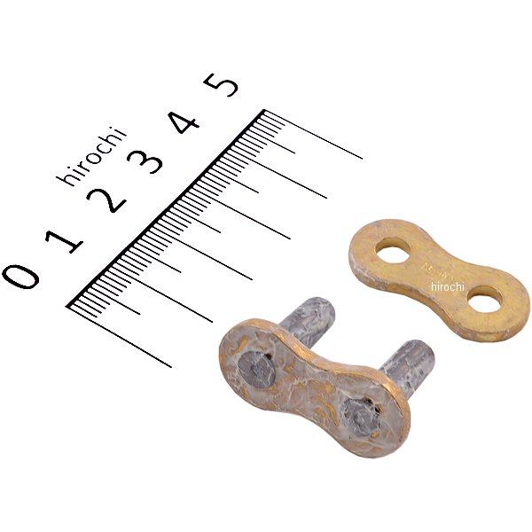 520 ドラッグ レーシング チェーン用 リベット ジョイント ゴールド