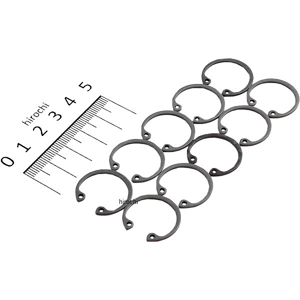 ピストンピン クリップ 77年-85年 XL、BigTwin (10個入り)