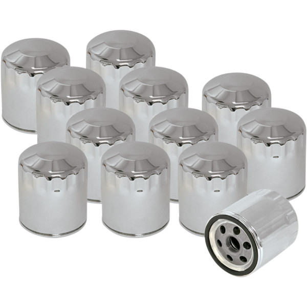 オイルフィルター 84年-99年 Big Twin クローム (12個入り)