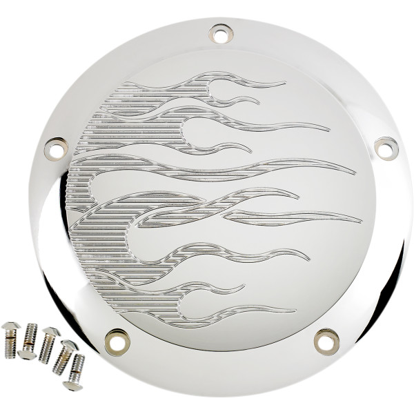 ダービーカバー 15年以降 FLH フレイム クローム