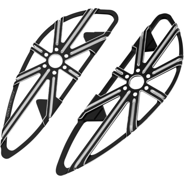 ドライバーフットボード 10-ゲージ 黒