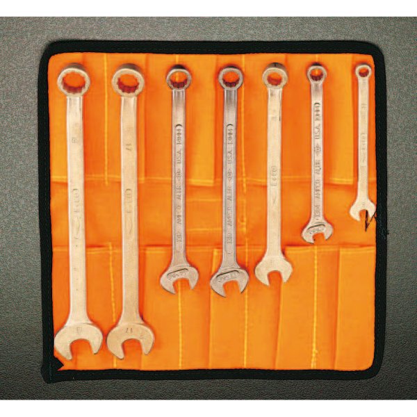 7丁組片目片口スパナ(メトリック ノンスパーキング)