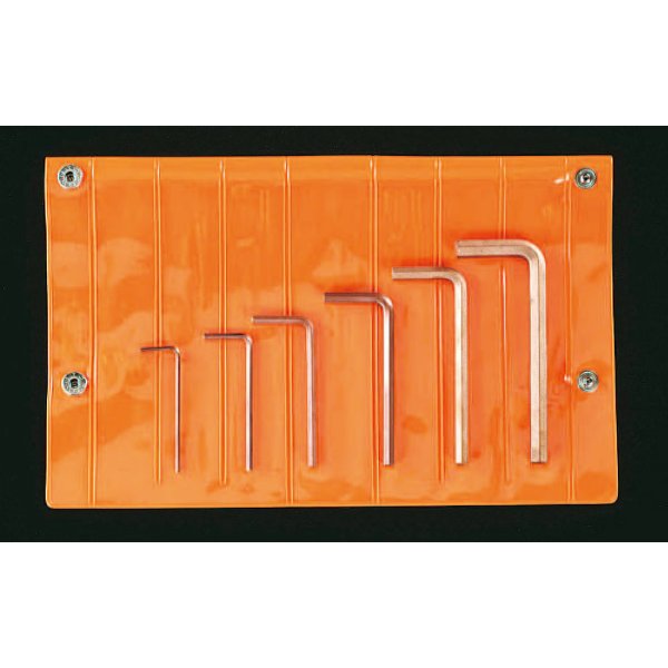 6本組六角棒レンチ(メトリック ノンスパーキング)