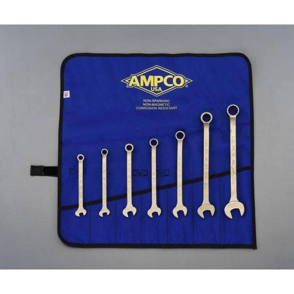 7丁組コンビネーションレンチ(インチ ノンスパーキング)