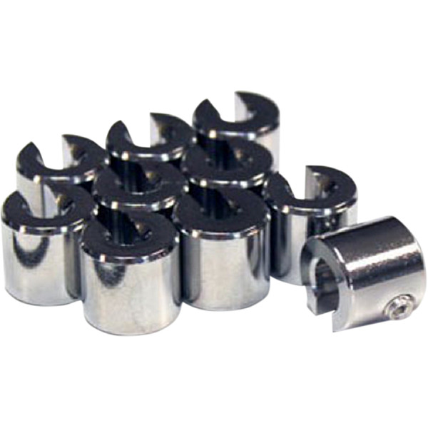 スポーク ホイール ウエイト クローム仕上げ真鍮 14グラム 10個入り