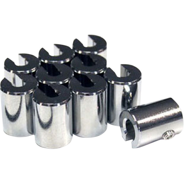 スポーク ホイール ウエイト クローム仕上げ真鍮 21グラム 10個入り